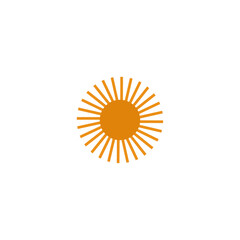 Illustration of sun vector design