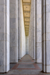 Obraz premium Diminishing Perspective, Washington DC, architecture background