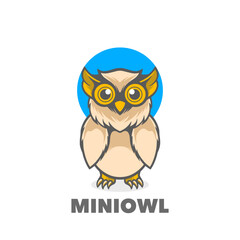 owl on a vector