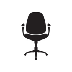 Fototapeta premium set of office chair simple logo vector icon illustration