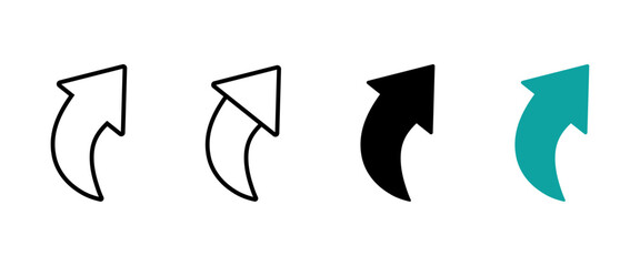 Shortcut vector icons set