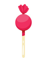red lollipop sweet