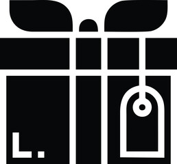 gift icon symbol design vector image. Illustration of the package box present design image. EPS 10.