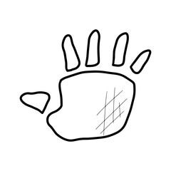 hand print