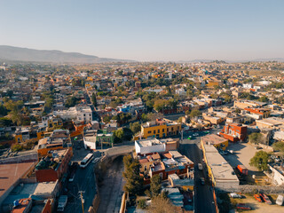 Panoramic aerial view of San Miguel de Allende, mexico