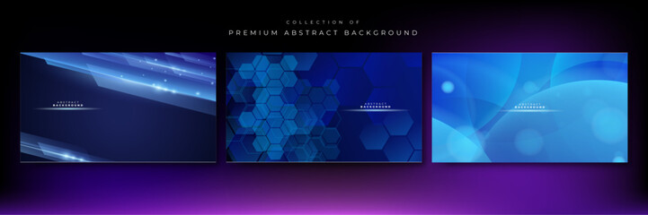 Naklejka premium Vector gradient abstract background