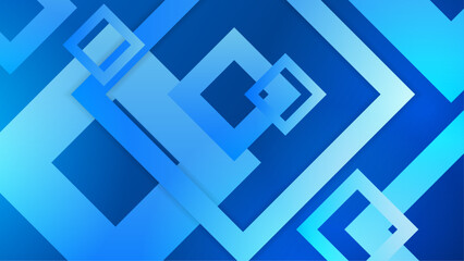 Modern blue abstract presentation background with stripes lines