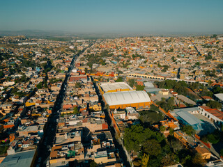 Fototapeta premium Panoramic aerial view of San Miguel de Allende, mexico