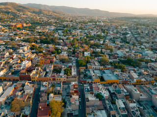 Obraz premium Panoramic aerial view of San Miguel de Allende, mexico