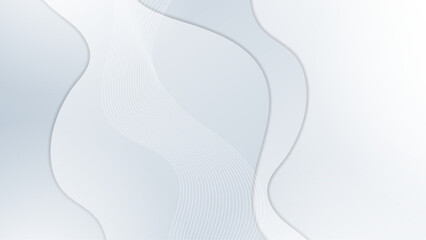 Vector gradient abstract background white