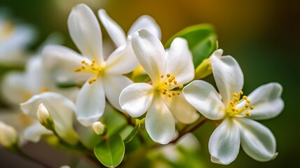 Obraz premium Delicate Beauty of Jasmine Flowers