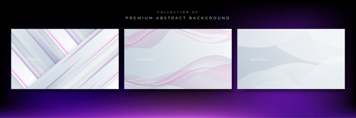 Vector gradient minimalist background white
