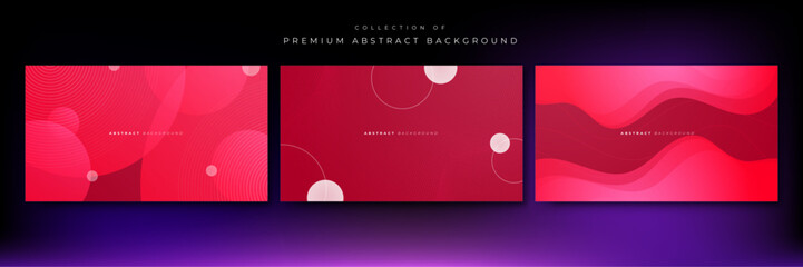 Vector gradient dynamic abstract lines background red