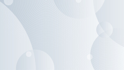 Modern geometric shapes 3d abstract technology background. Vector abstract graphic design banner pattern presentation background web template white