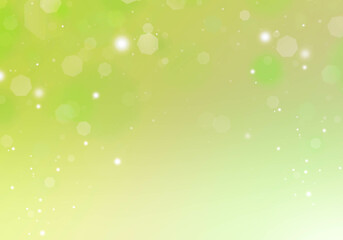 abstract background with bokeh. GREEN and diamond dust bokeh -blurred lighting from glitter texture. Luxury design background.