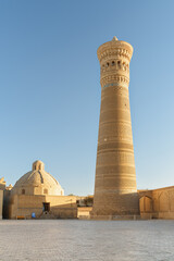 The Kalan Minaret of Po-i-Kalan complex in Bukhara, Uzbekistan