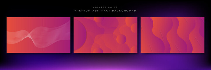 Modern abstract presentation background with stripes lines red