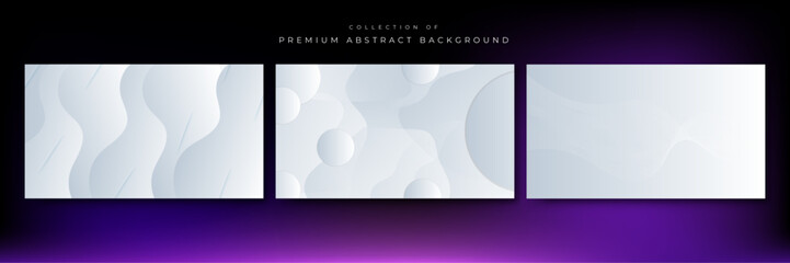 Vector abstract geometric shapes background white