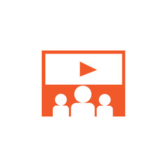 video education logo group illustration abstract vector design