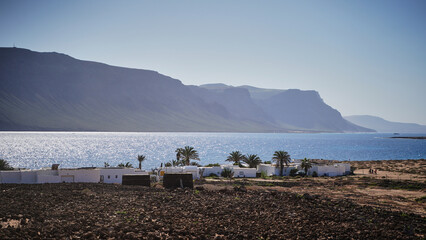 Pueblo de playa, la graciosa