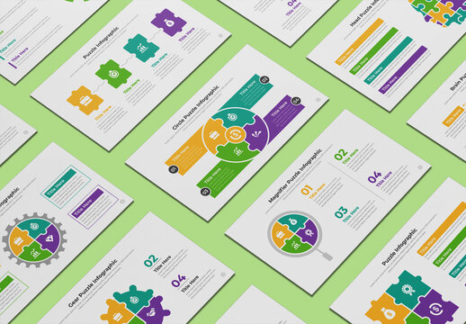 Puzzle Infographic Design Template