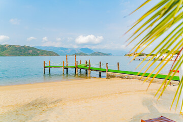 Obraz na płótnie Canvas Sea beach. Orchid Island near Nha Trang in Vietnam.