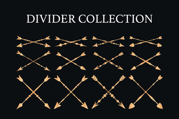 divider icon collection vector