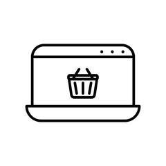 E-commerce e-commerce icons collection with black outline style. business, store, internet, e-commerce, technology, retail, online. Vector Illustration