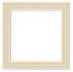 Brown Wooden Square Frame