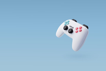 3d Vector Game stick, Game controllers, Video game console portable, Game concept. © Kannapat
