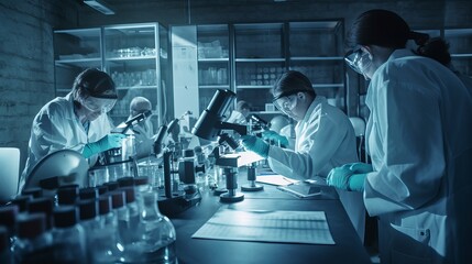 Innovative Lab Collaboration: Microscopic Discoveries, Scientific Exploration, and Teamwork