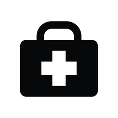 First aid kit vector icon