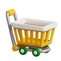 Shopping Cart 3D Icon © Thomas