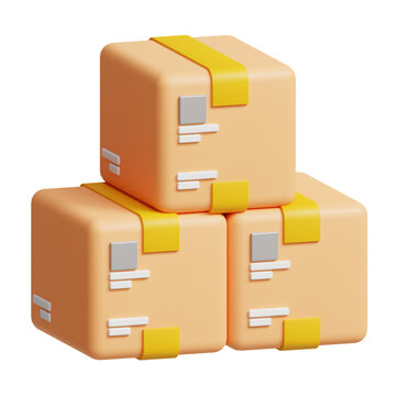 3D Box Icon