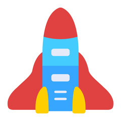 Rocket Flat Icon