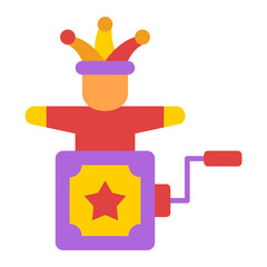Jack In The Box Flat Icon