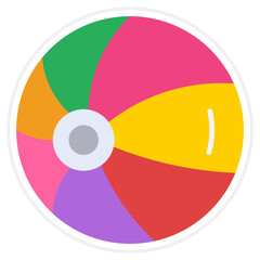 Obraz premium Ball Sticker Icon