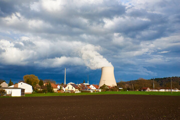 Atomkraftwerk ISAR 2 im Betrieb