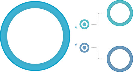 Infographic template with 2 steps, workflow, process chart