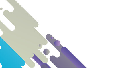 Abstract geometric background with dynamic object