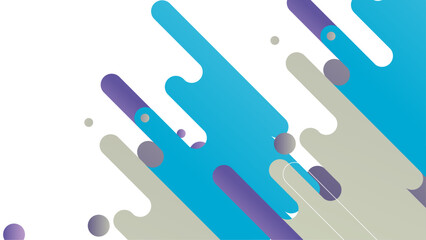 Abstract geometric background with dynamic object