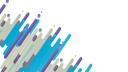 Abstract geometric background with dynamic object