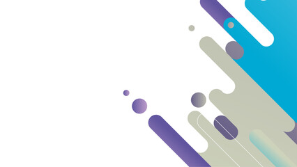 Abstract geometric background with dynamic object