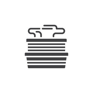 Hot Sauna Vector Icon