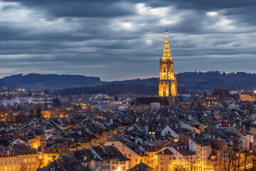 Fototapeta premium Bern Minster in Bern, Germany