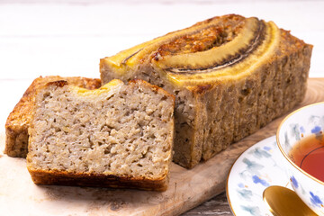 オートミールバナナケーキ
