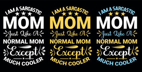 Mother's Day typography creative unique best t shirt design