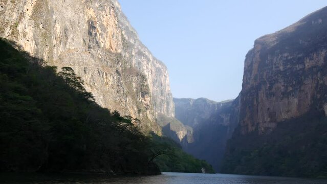 Sumidero Canyon and Grijalva River near Chiapa de Corzo, Mexico