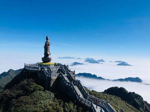 Buddha Statue on top of Fansipan Sapa