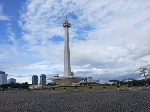 The National Monument of Indonesia or Monas is a memorial monument erected to commemorate the struggle of the Indonesian people